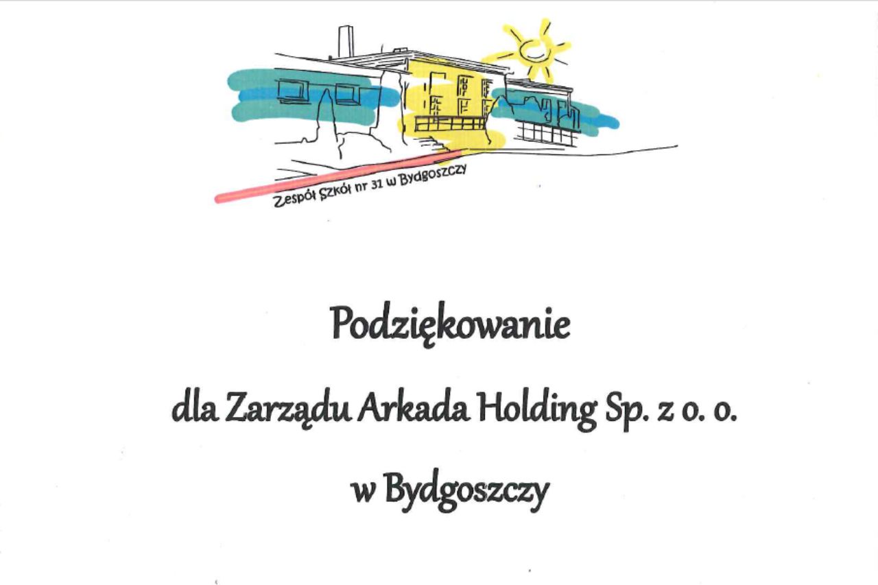 Wsparcie Zespołu Szkół nr 31 Specjalnych w Bydgoszczy